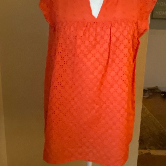 Loft Eyelet Ruffle Sleeve Top - Picture 3 of 11